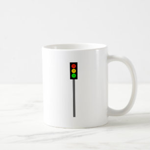 Moody Stoplight on Pole Coffee Mug