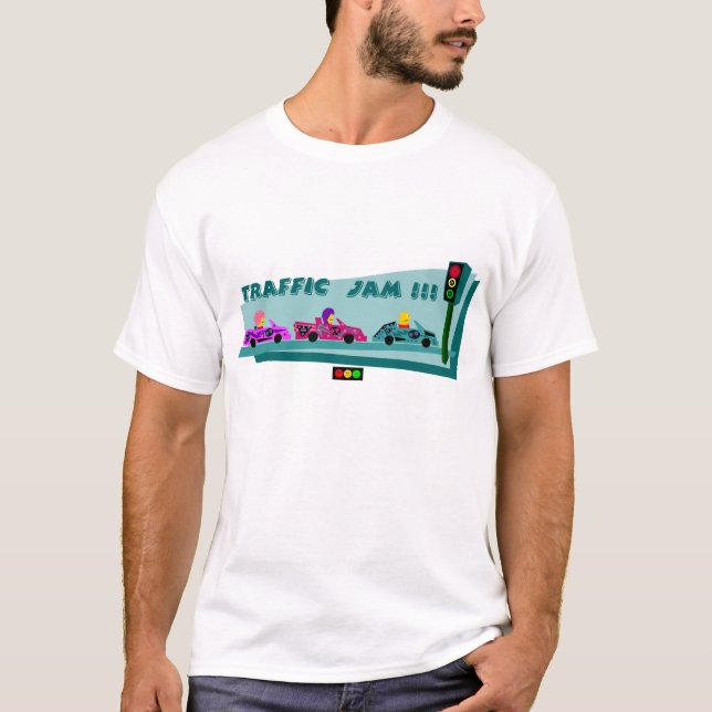 Moody Stoplight Traffic Jam T-Shirt (Front)