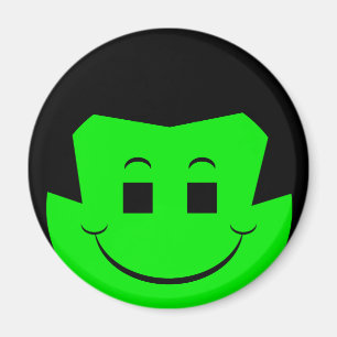 Moody Stoplight Trio Gordy Greenfalloon Face Magnet