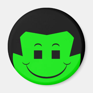 Moody Stoplight Trio Gordy Greenfalloon Face Magnet