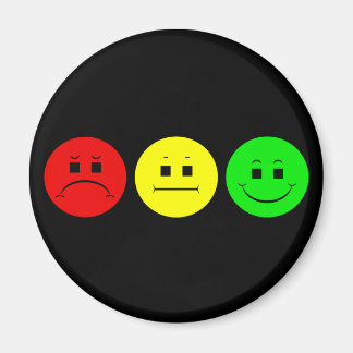 Moody Stoplight Trio Magnet