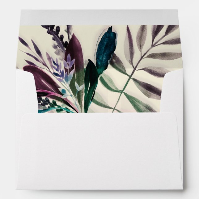 Moody Wedding Lined envelope (Back (Bottom))