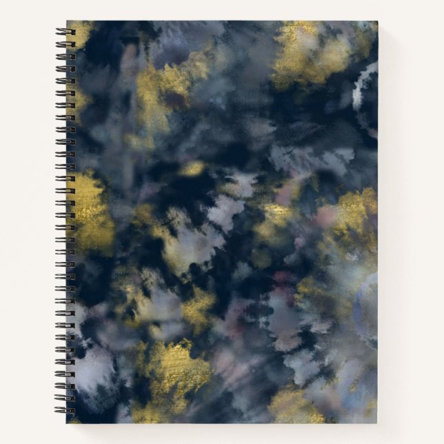 MoodyBlueTieDye Notebook/Journals  Notebook (Front)