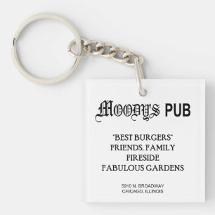 MOODY'S PUB, CHICAGO, IL KEY RING