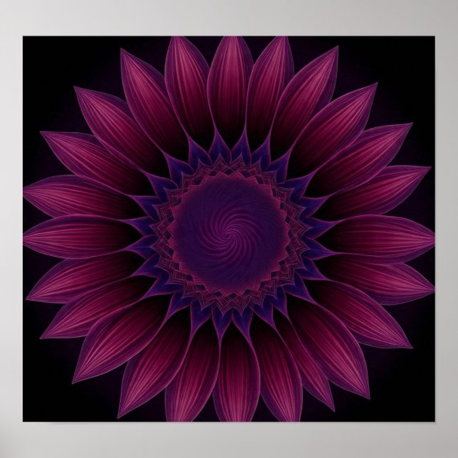 MoodySunFlower Poster (Front)