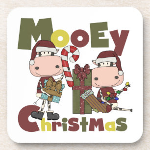 Mooey Christmas Coaster