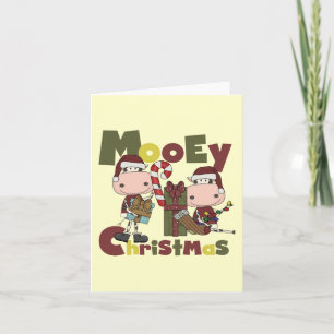 Mooey Christmas Holiday Card