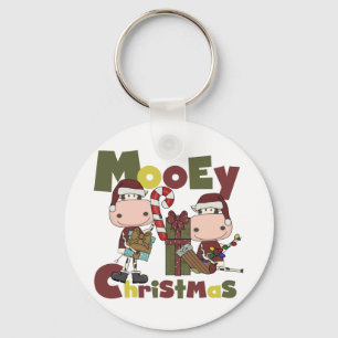 Mooey Christmas Key Ring