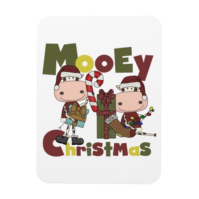 Mooey Christmas Magnet (Vertical)