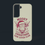 Mooey Christmas Western Cow Lover Club Xmas Season Samsung Galaxy Case<br><div class="desc">Mooey Christmas Western Cow Lover Club Xmas Season Highland</div>