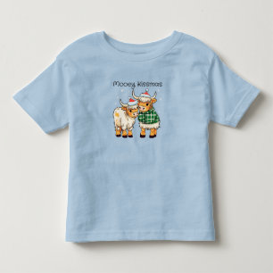 Mooey Kissmas Cartoon Cow Christmas Shirt