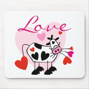 Mooey Love Valentine Mouse Pad
