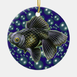 Moog the Black Moor Round Ornament