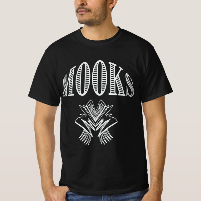 Mooks Bank Roll White ink T-Shirt (Front)