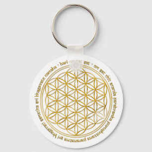 Moola Mantra / Blume Des Lebens Key Ring