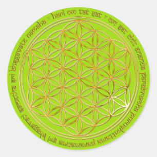Moola Mantra / Fume Des Leben / greenlight BG Classic Round Sticker