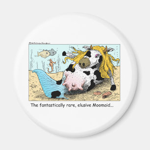 Moomaid Funny Cow Cartoon Gifts Tees Collectibles Magnet