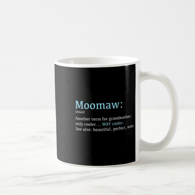 Moomaw_ Funny Definition Noun - Another Term  Coffee Mug (Right)