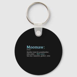 Moomaw_ Funny Definition Noun - Another Term  Key Ring