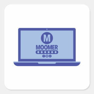 Moomer Log In Sticker