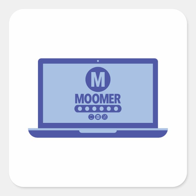 Moomer Log In Sticker (Front)