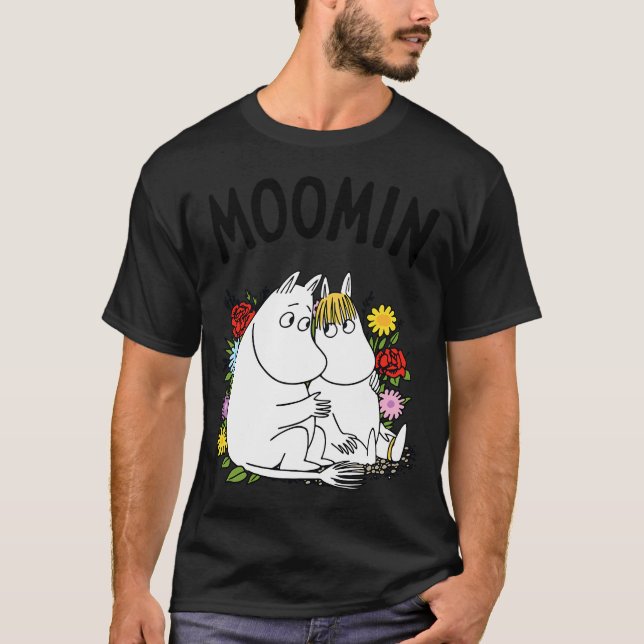 Moomin Moomintroll Drinking T-Shirt (Front)