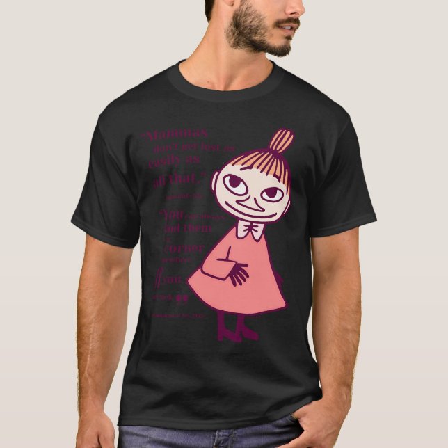 Moomin's First Snow Creature Character Autumn T-Shirt (Front)