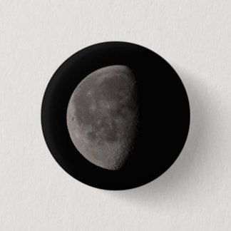 Moon 3 Cm Round Badge