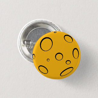 Moon 3 Cm Round Badge
