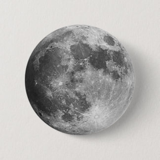 Moon 6 Cm Round Badge