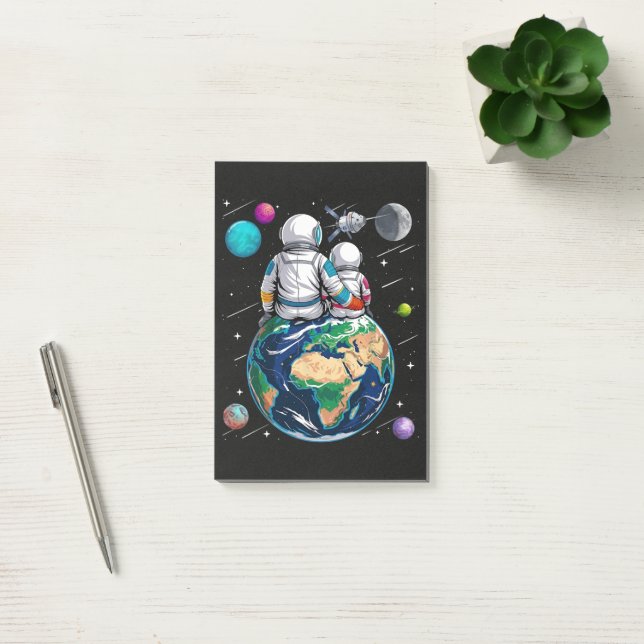 Moon And Astronaut Post-it Notes (Office)