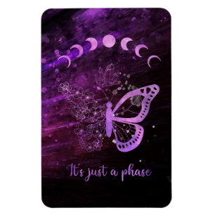 Moon and Butterfly Magnet