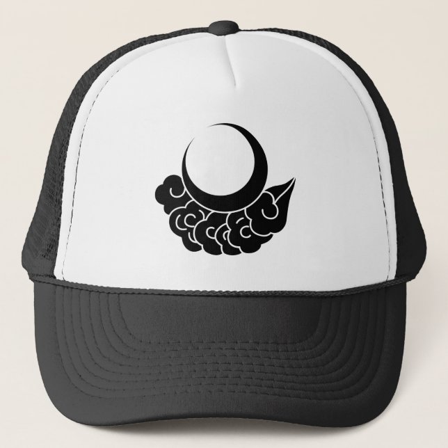 Moon and cloud trucker hat (Front)