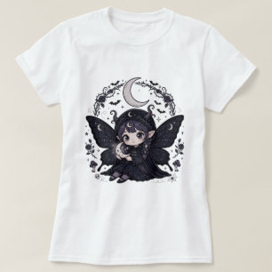 Moon and fairy design t shirt