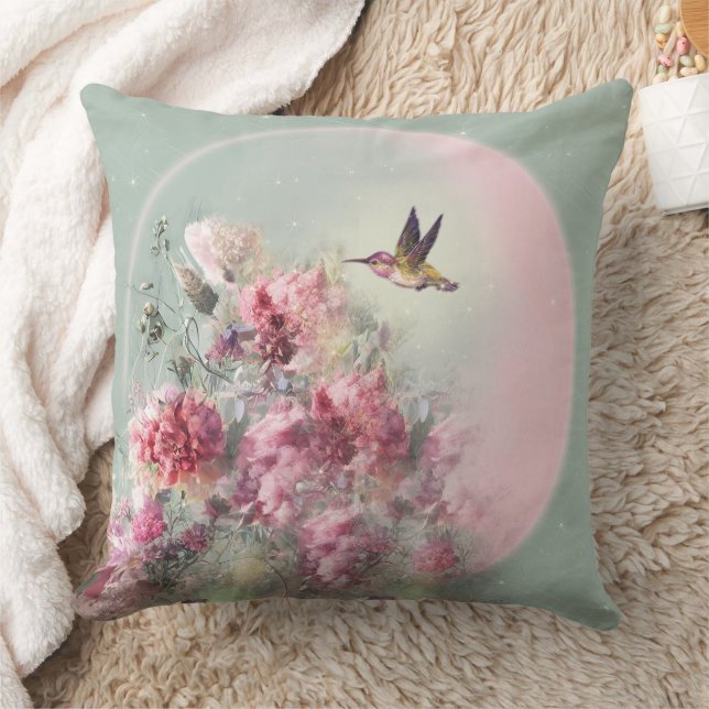 Moon And Flowers - Pillow (Blanket)