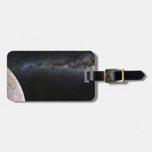 Moon and Galaxy. Luggage Tag