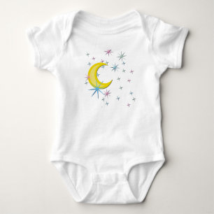 Moon and Stars Baby Bodysuit