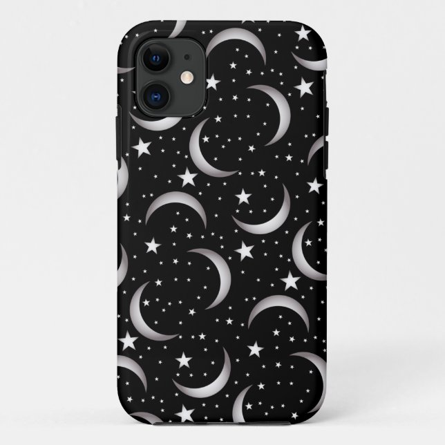 Moon and Stars Case-Mate iPhone Case (Back)