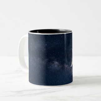 Moon and Stars Coffee Mug | Celestial Night Sky Ce