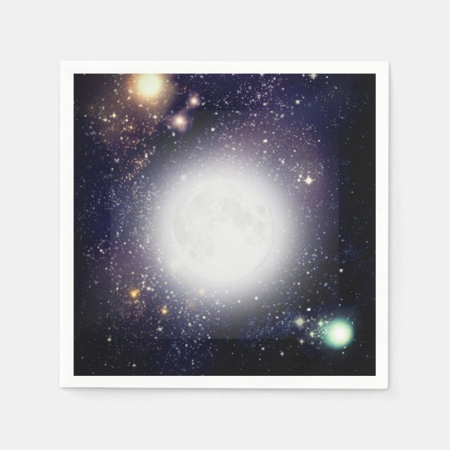 Moon and Stars Napkin (Front)