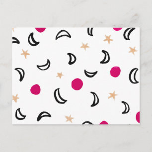 Moon and Stars Postcard