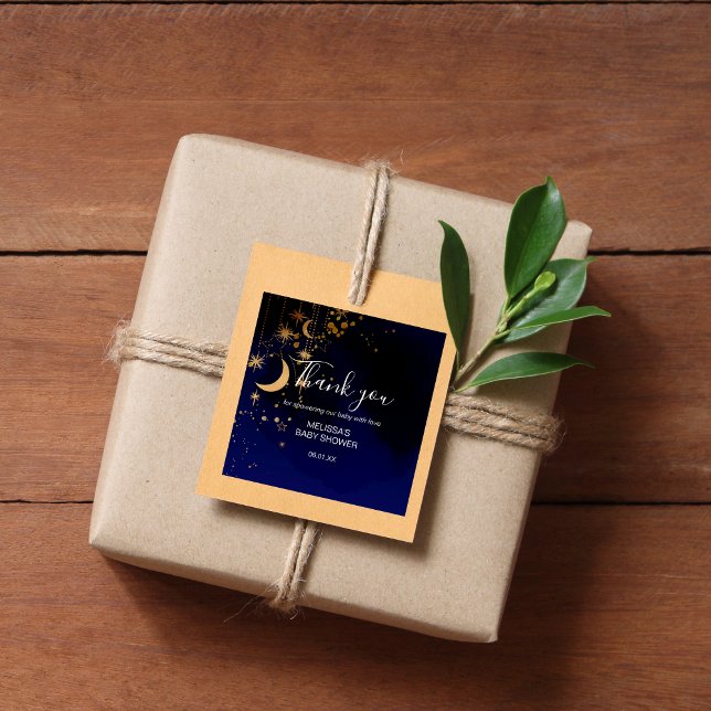 Moon and stars thank you stickers (Creator Uploaded)