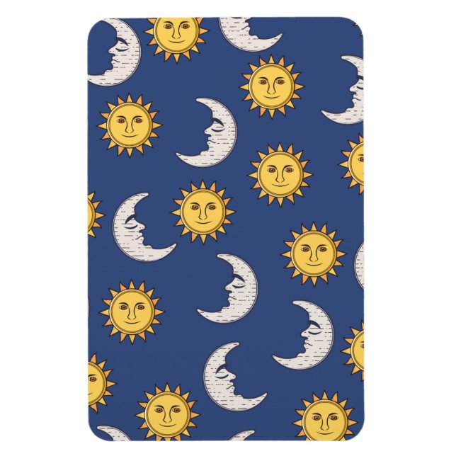 Moon and Sun Magnet (Vertical)