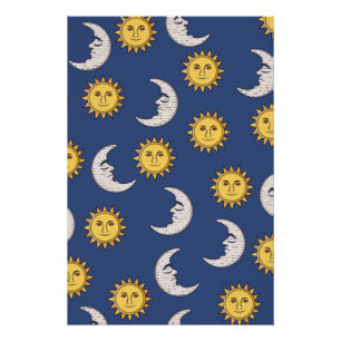 Moon and Sun Poster