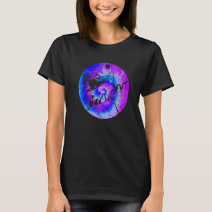 Moon And Wolf Wolves Wildlife Wild Animal T-Shirt