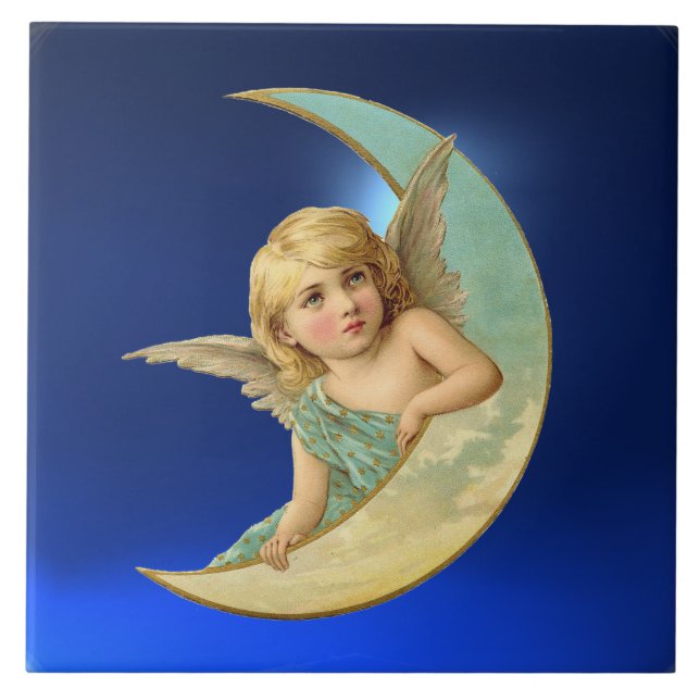 MOON ANGEL CERAMIC TILE (Front)