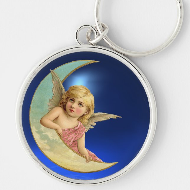 MOON ANGEL KEY RING (Front)