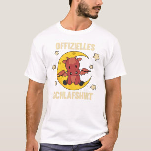 Moon Animal Dragon Official Sleep Shirt Dragon red