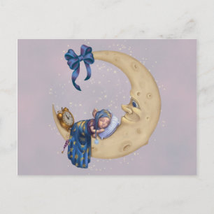 Moon Baby Elf Postcard
