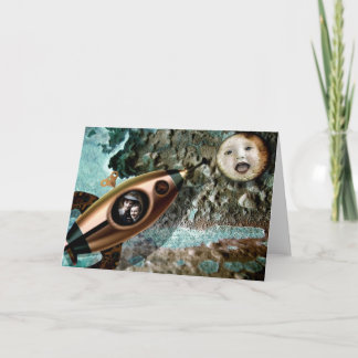 Moon Baby Greeting Card